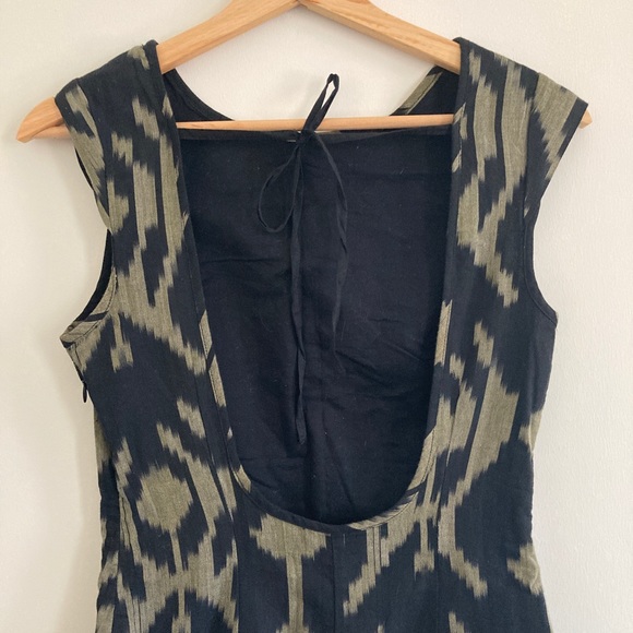 Anthropologie Ikat Cotton Mini Sundress NWOT - Picture 3 of 7